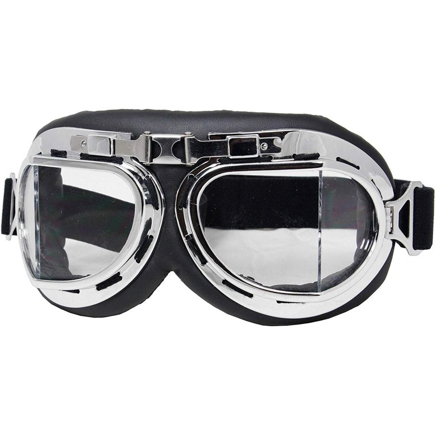 Letecké brýle  Chromované obruče
