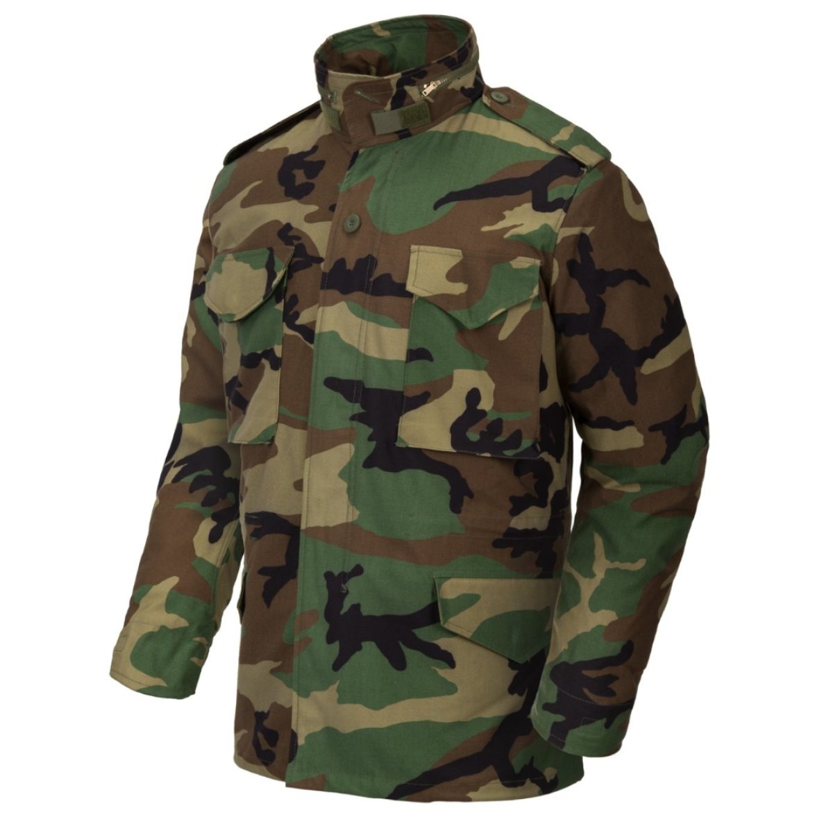 Bunda US typ M65 s vložkou HELIKON-TEX woodland