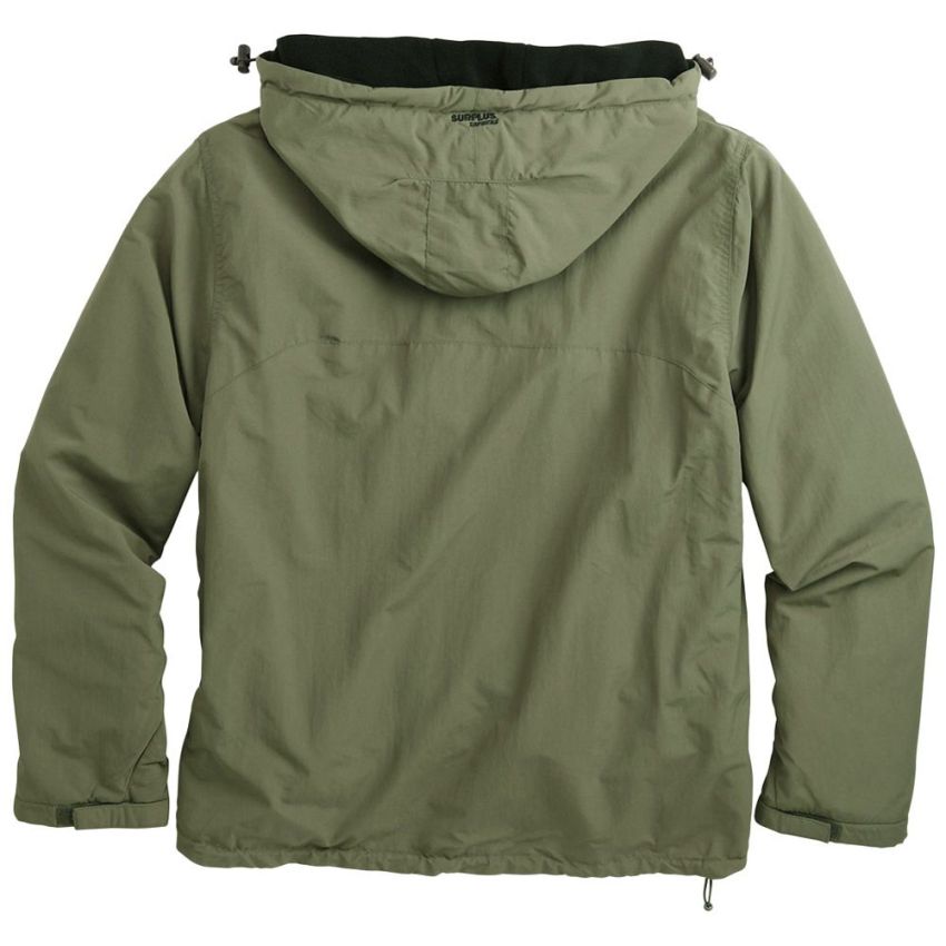 Bunda Windbreaker olivová