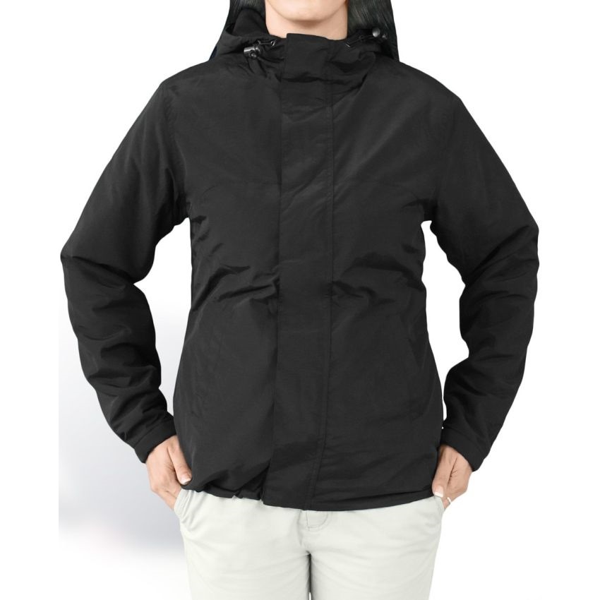 Bunda dámská zipper černá