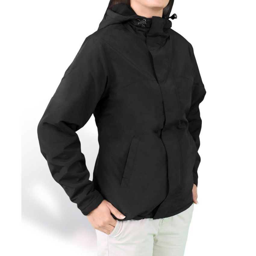 Bunda dámská zipper černá