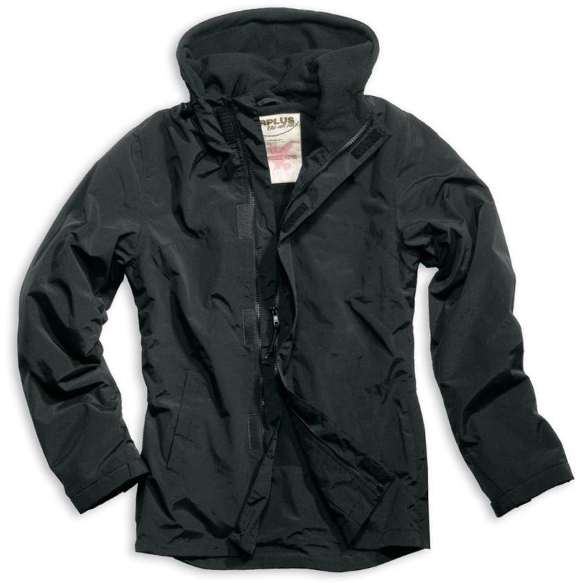 Bunda dámská zipper černá