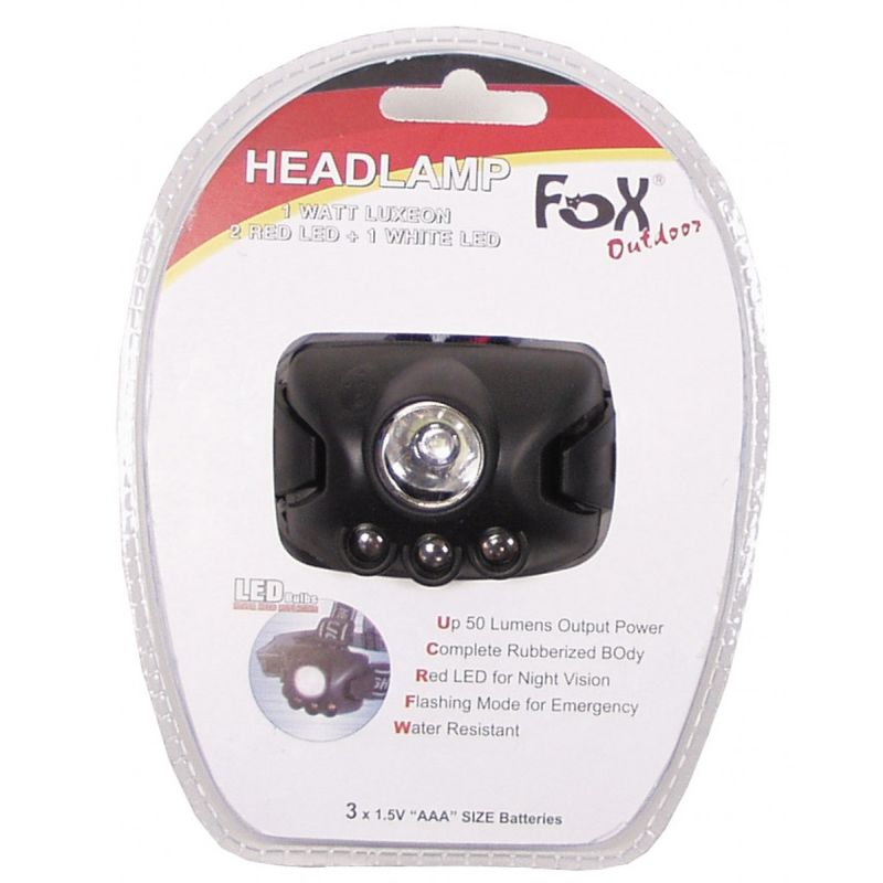 Čelová svítilna  FOX LUXEON