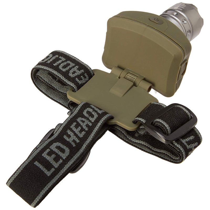 Svítilna na čelo CREE ZOOM khaki