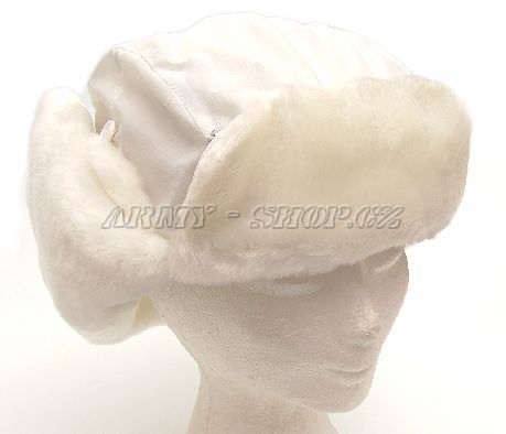 Ušanka pilotní MA1 - bílá