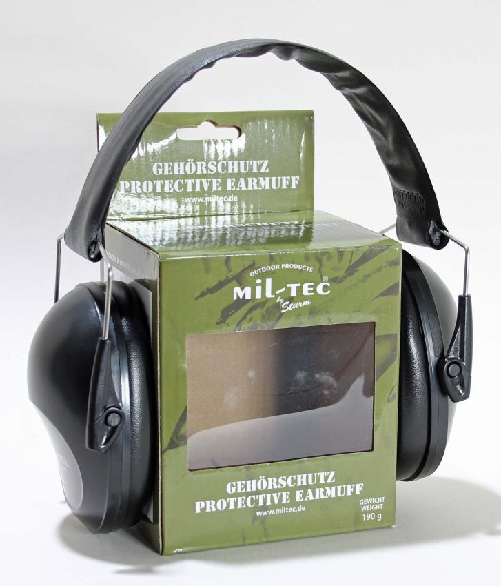 Chránič sluchu MT černý