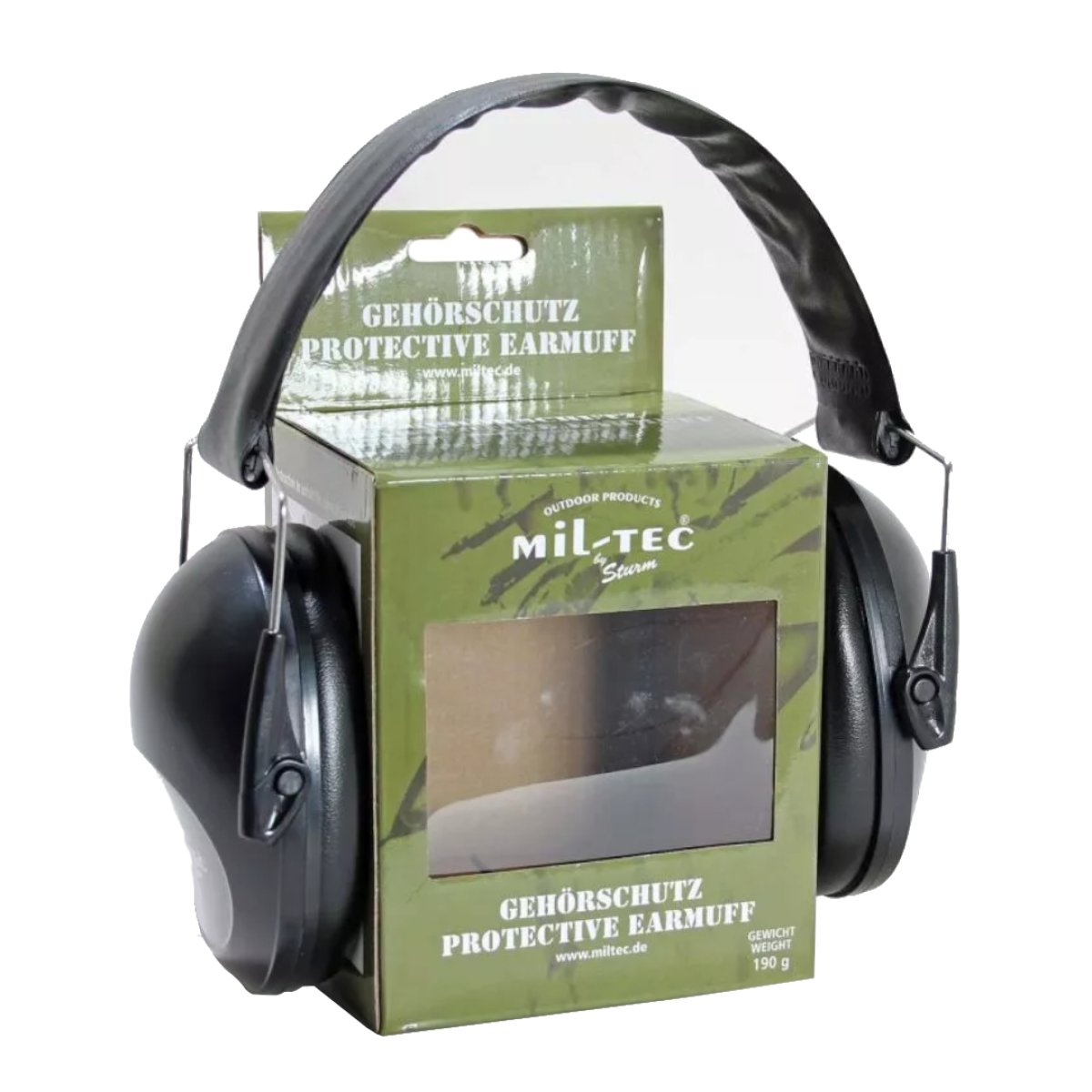 Chránič sluchu MT černý