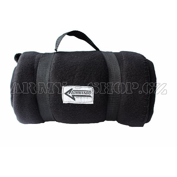 Deka fleece COMMANDO černá  