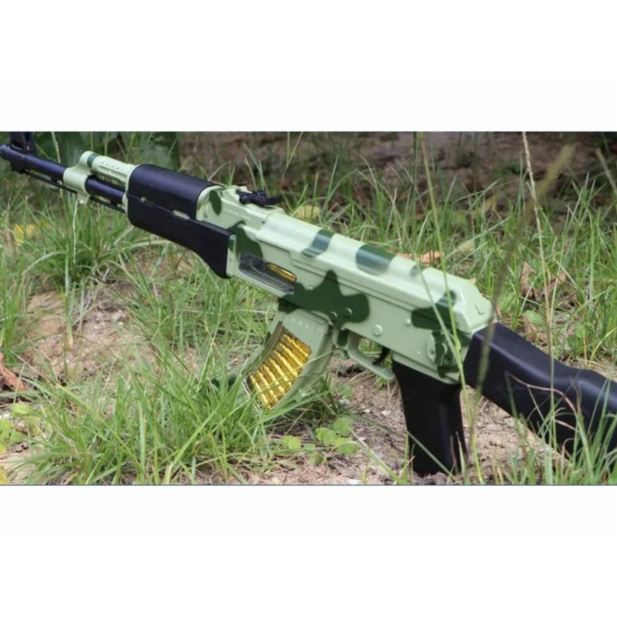 Dětská hračka puška AK-47 maskáčová
