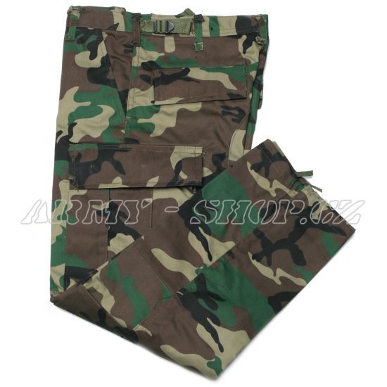 Kalhoty Dětské - woodland