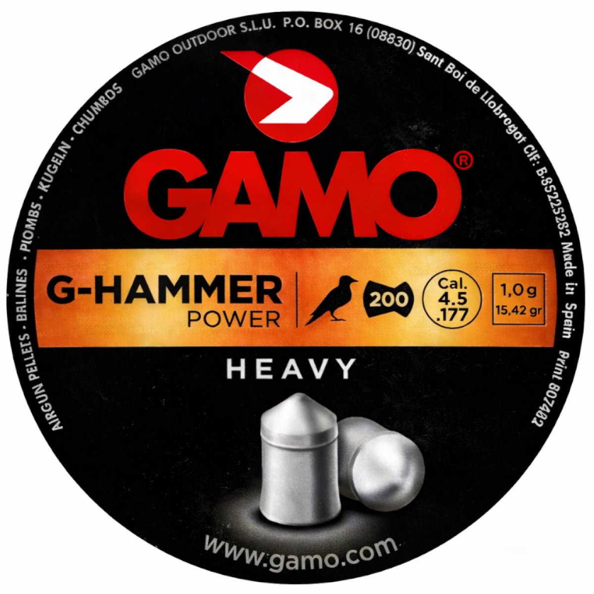 Diabolky GAMO G-Hammer cal.4,5mm 200ks