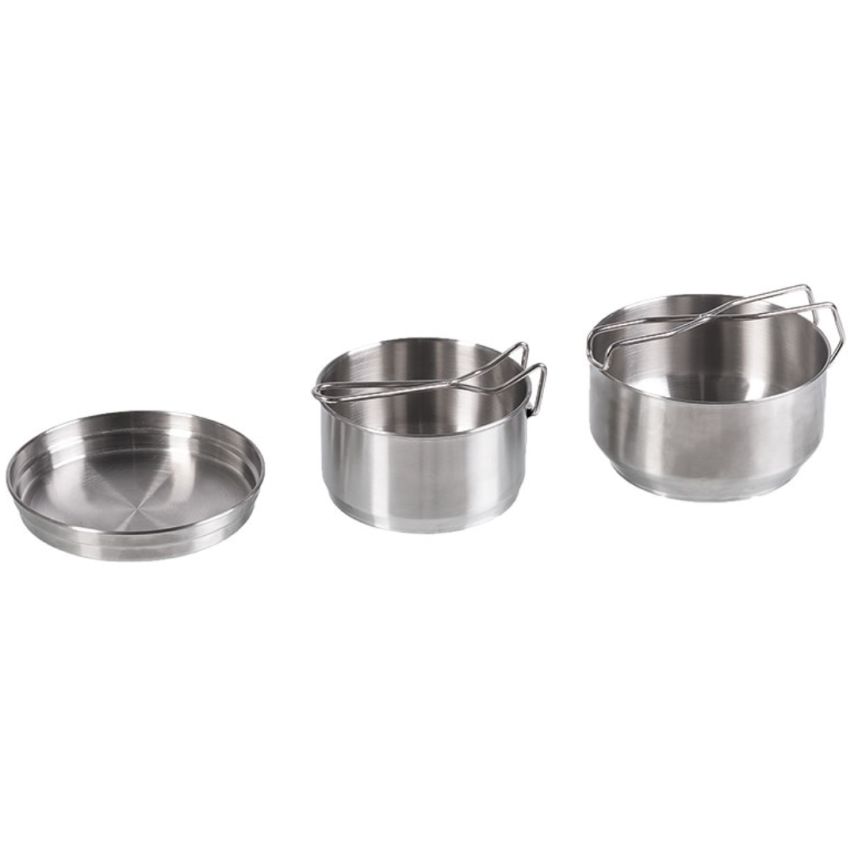 Nádobí stainless steel 3-díly Mil-Tec