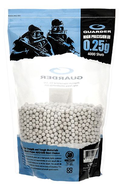 Kuličky BB GUARDER 0,25g 4000ks
