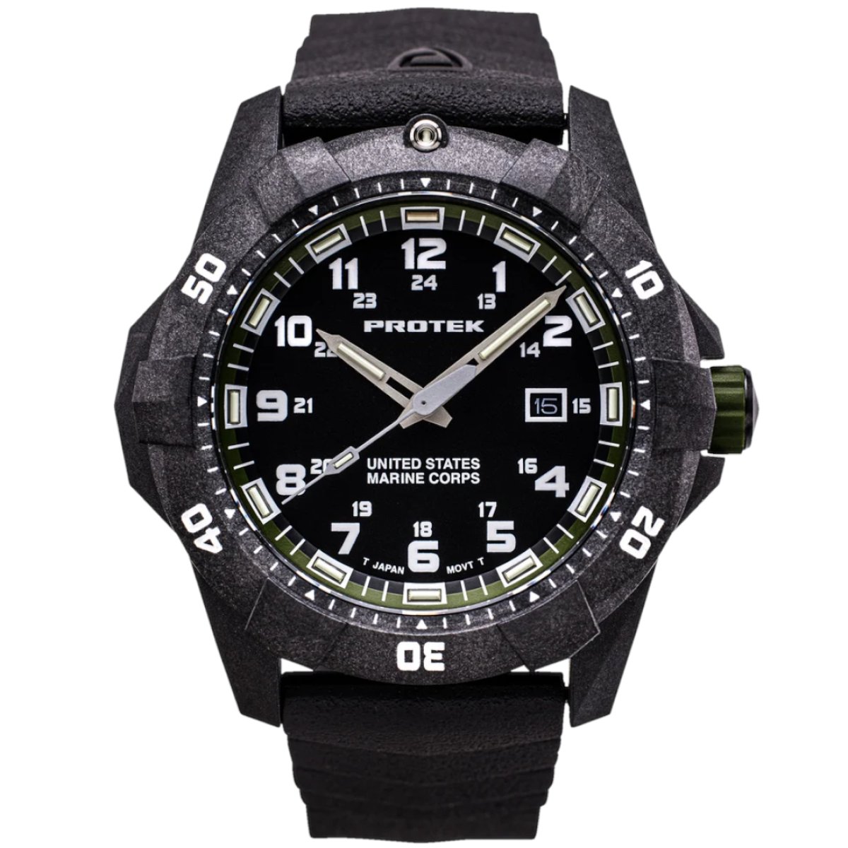 Hodinky USMC DIVE 1015 300m  PROTEK černé