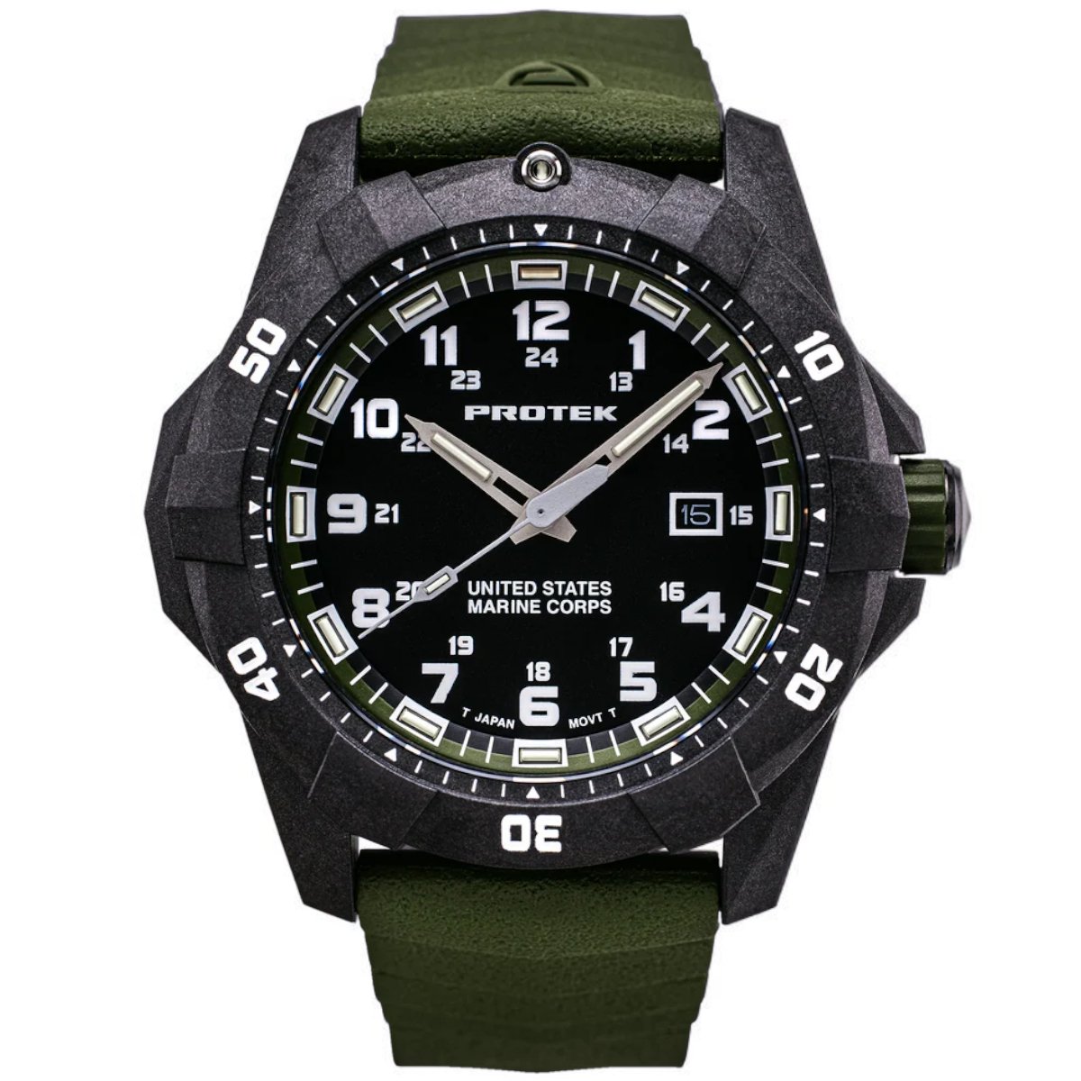 Hodinky USMC DIVE 1015 300m PROTEK zelené