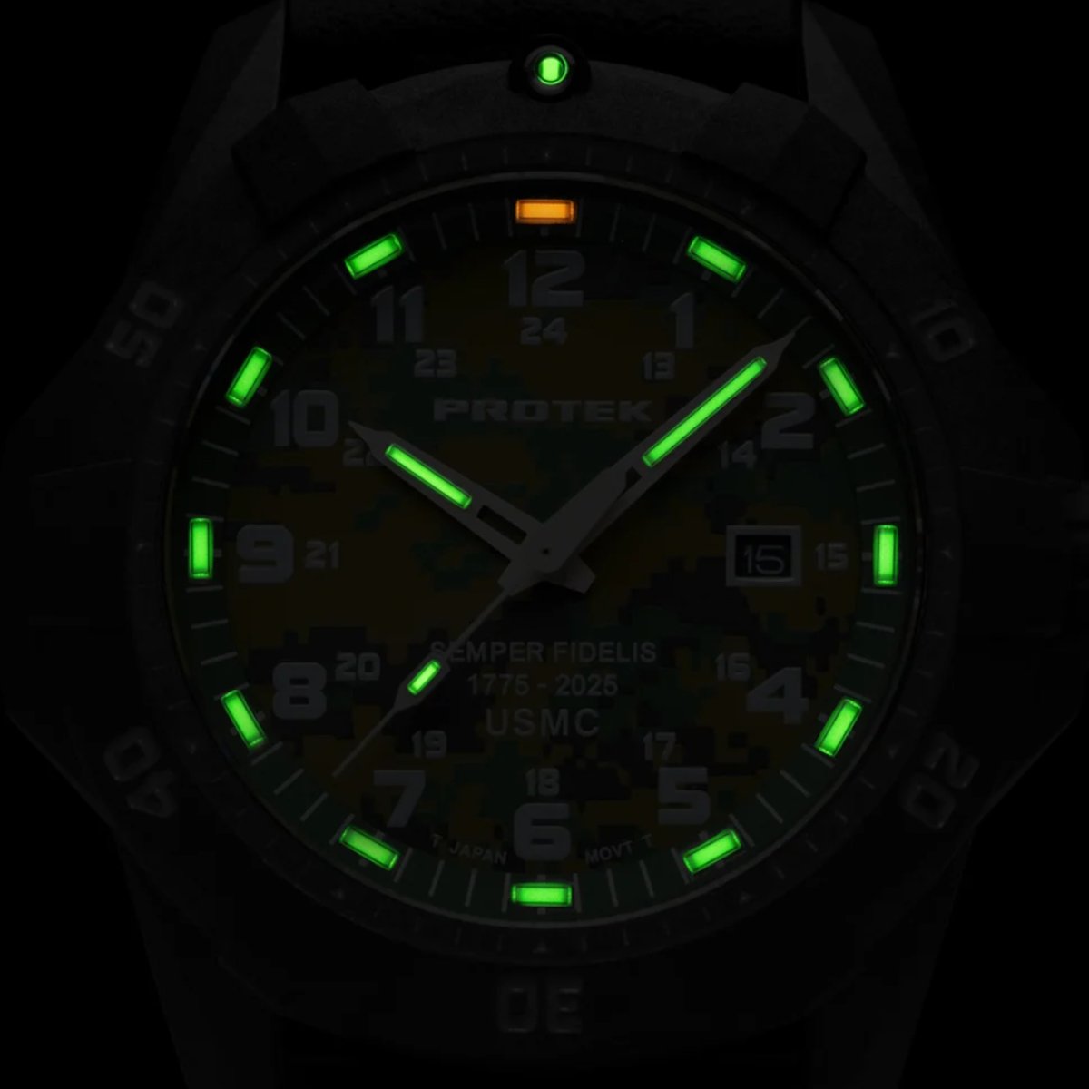 Hodinky USMC DIVE 250th 300m CAMO