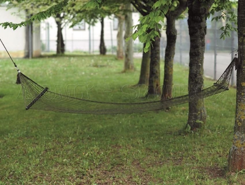 Síť houpací s tyčemi OLIV 