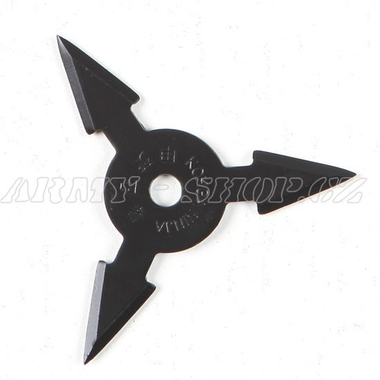 Hvězdice NINJA černá - 3 cípy