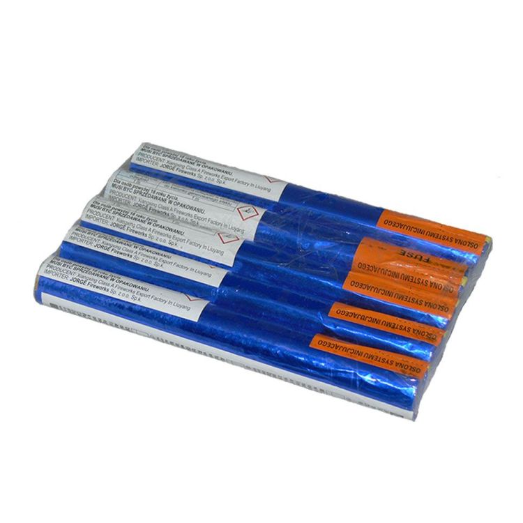 Fotbalová pochodeň MODRÁ 5ks