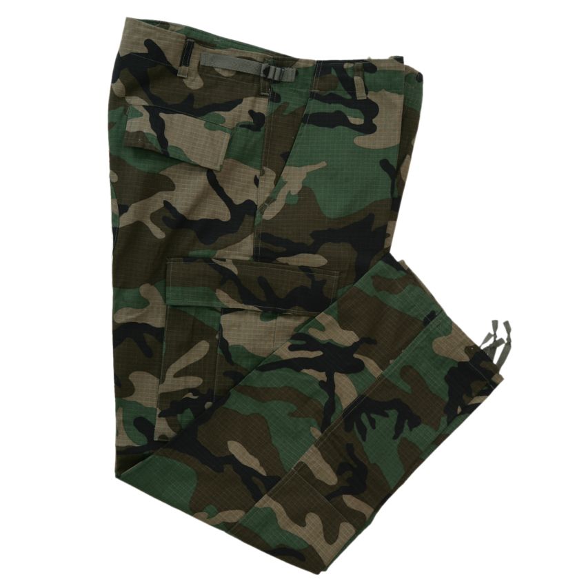 Kalhoty U.S. BDU RipStop woodland