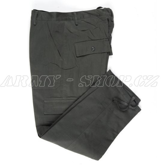 Zateplené kalhoty JEEP olivové