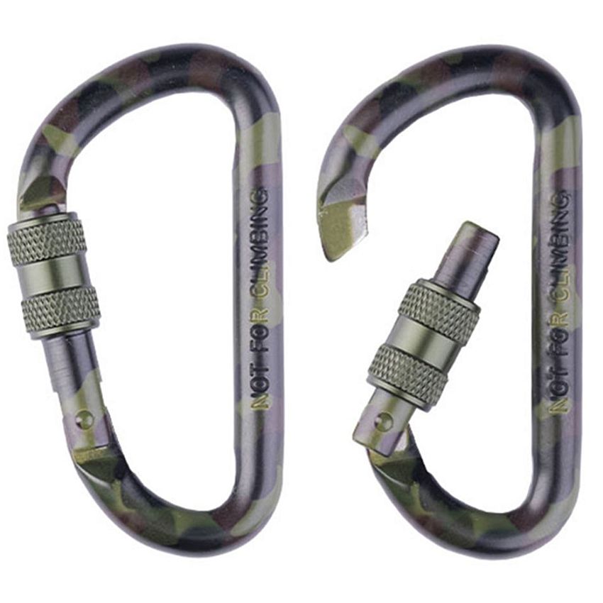 Karabina taktická woodland 8cm 2ks