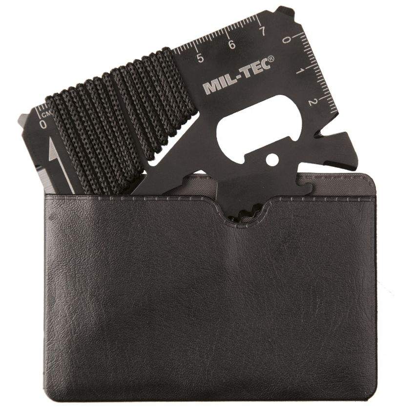 Karta na přežití s paracordem Mil-Tec