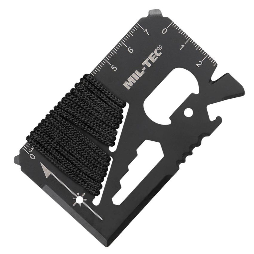 Karta na přežití s paracordem Mil-Tec