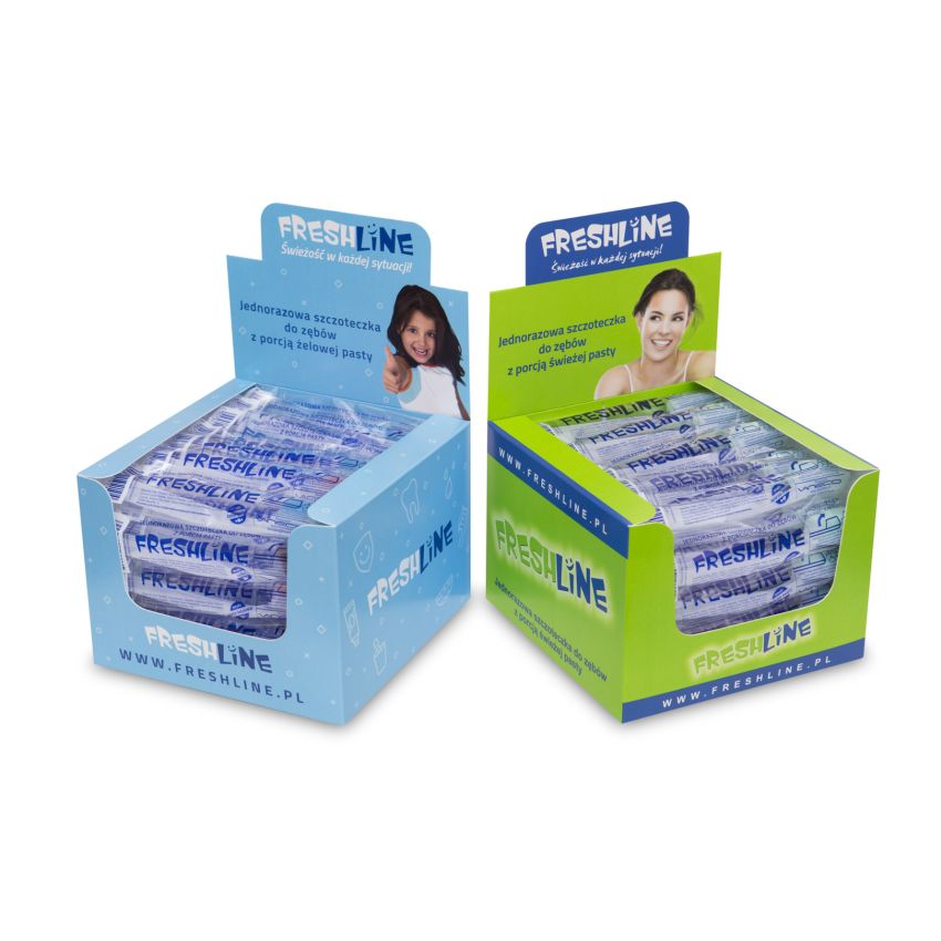 Jednorázový zubní kartáček FRESHLINE