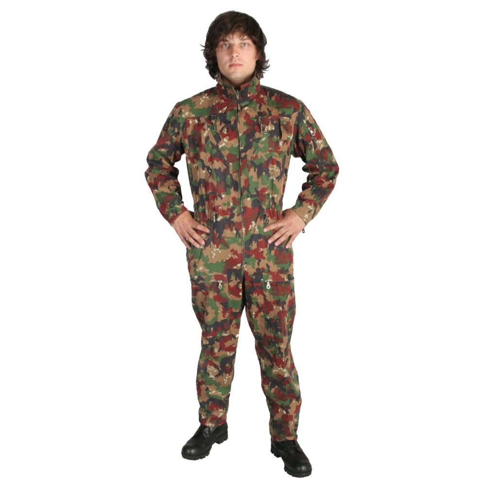 Kombinéza Švýcarsko camo  Tankistická