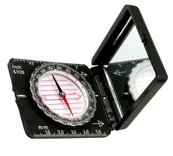 Zrcadlová mapová buzola