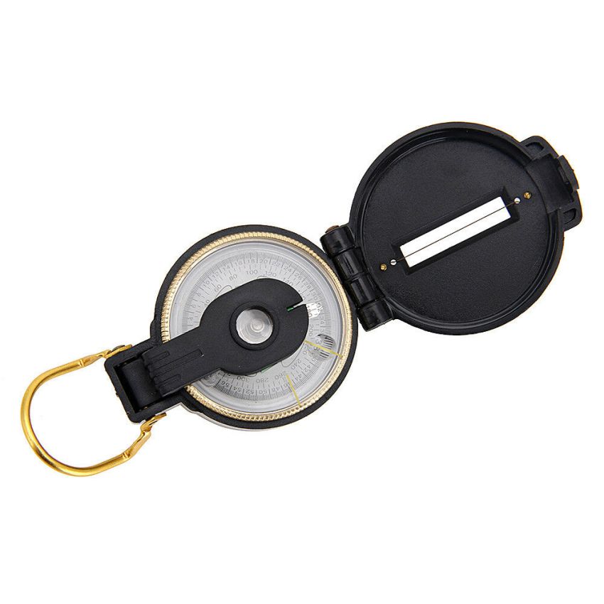 Kompas ARMY plastový černý