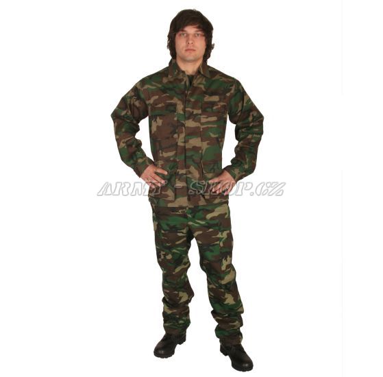 Komplet maskáčový - woodland JEEP