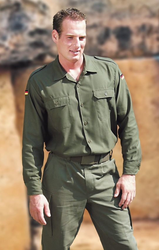 Košile Bundeswehr OLIV  použitá