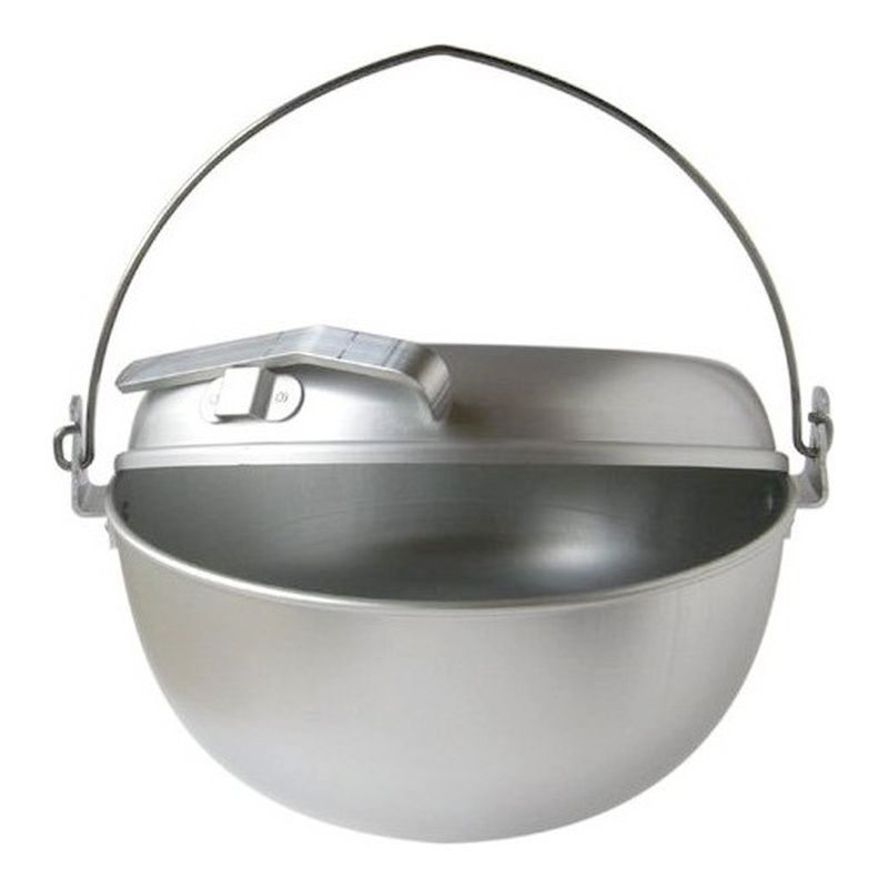 Kotlík hliníkový eloxovaný s pánví 5L 