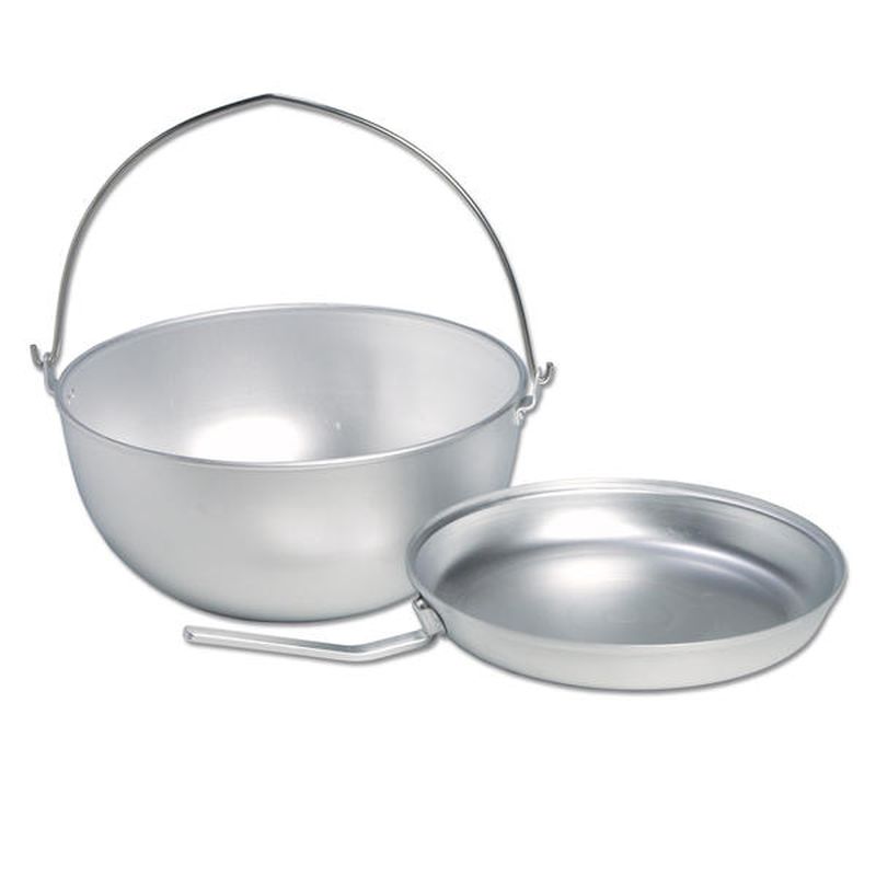 Kotlík hliníkový eloxovaný s pánví 5L 