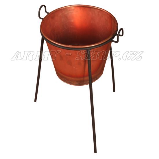Kotlík měděný chalupářský  - 13L
