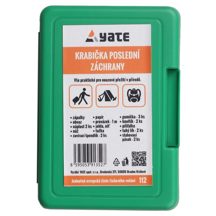 KPZ  krabička poslední záchrany YATE