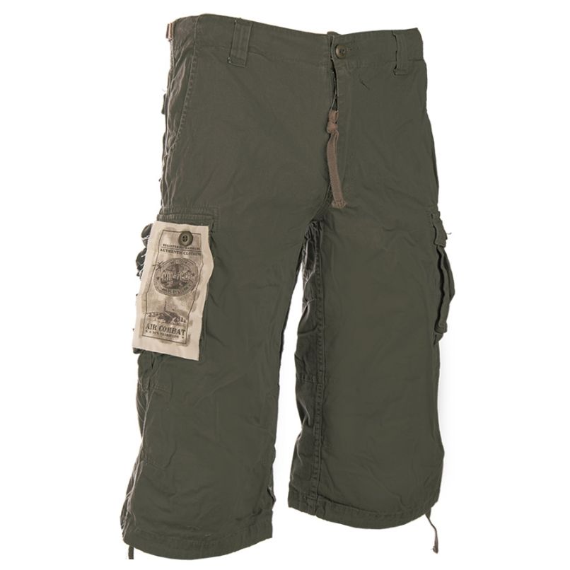 Kalhoty 3/4 AIR COMBAT oliv