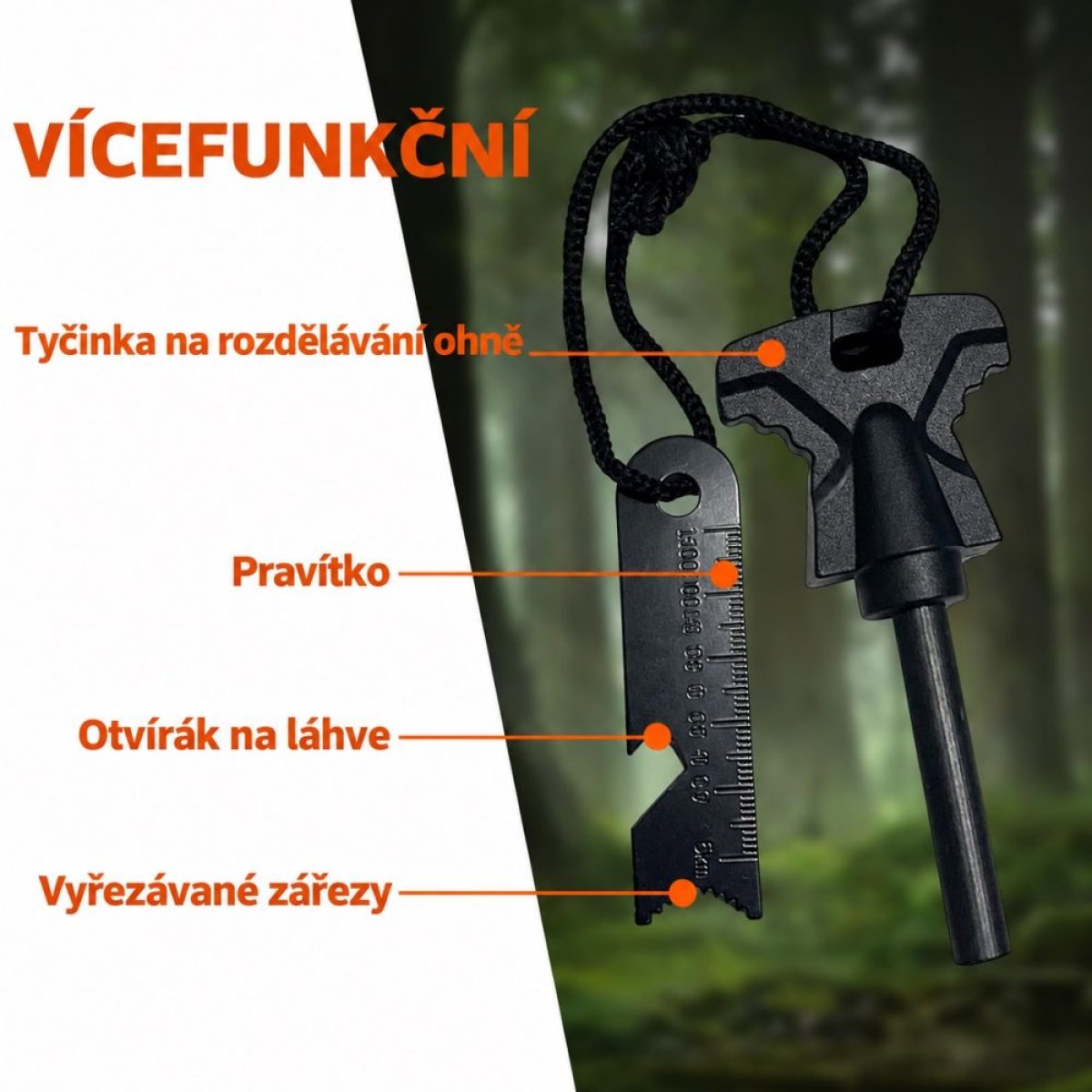 Křesadlo hořčíkové GRIP MFH