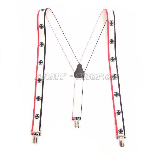 Kšandy - s potiskem -  Kříž barevné  - tenké