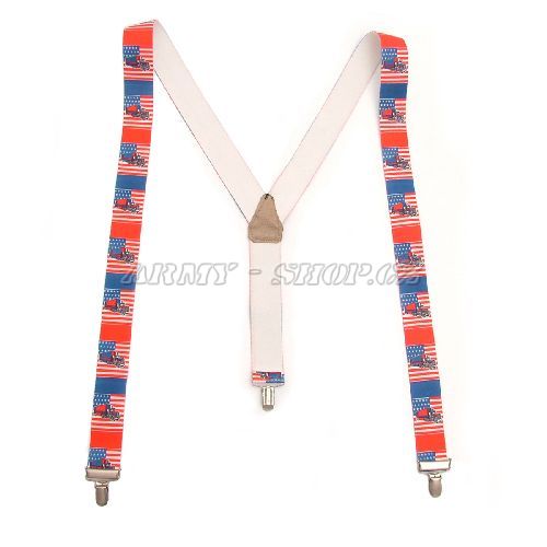 Kšandy - s potiskem -  USA - kamión  - tenké