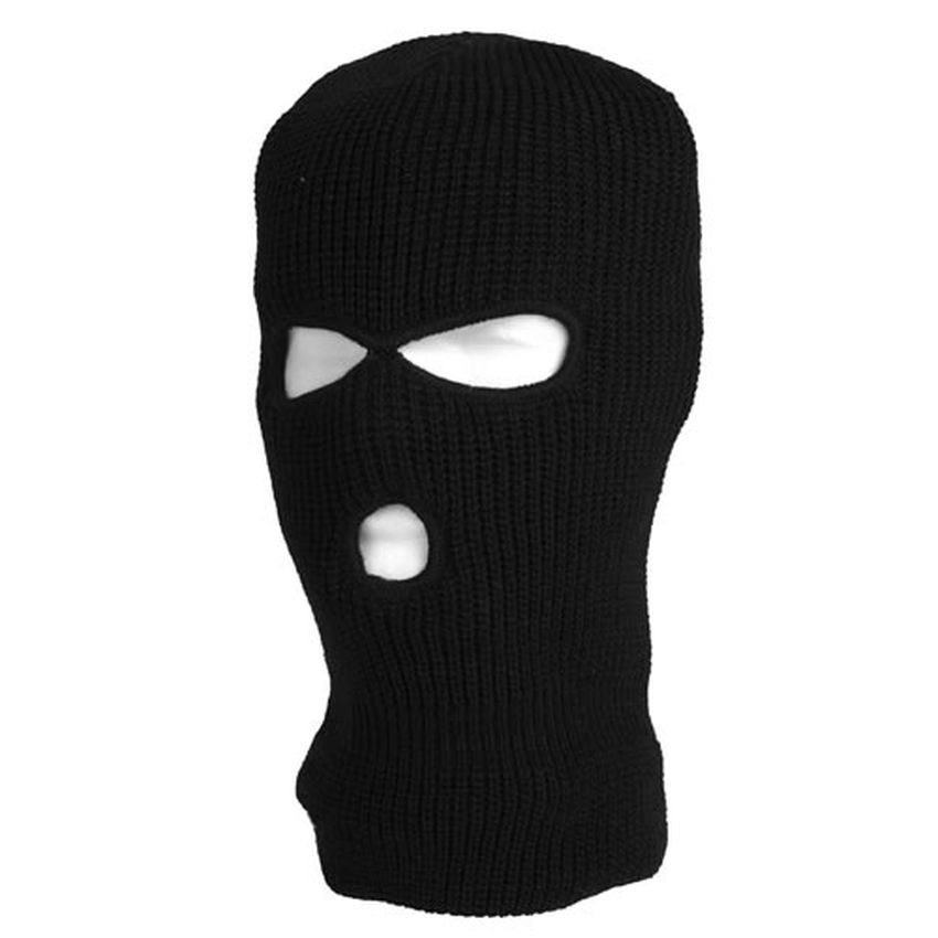 Kukla ČERNÁ  3 otvory  Pletená