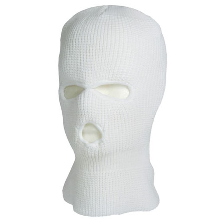 Kukla BÍLÁ 3 otvory  Pletená