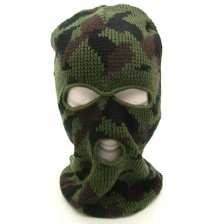 Kukla MASKÁČOVÁ 3 otvory  Pletená