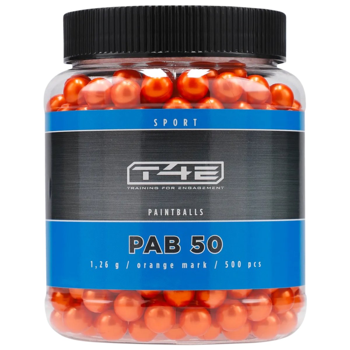 Kuličky T4E 50 Sport PAB orange 500ks