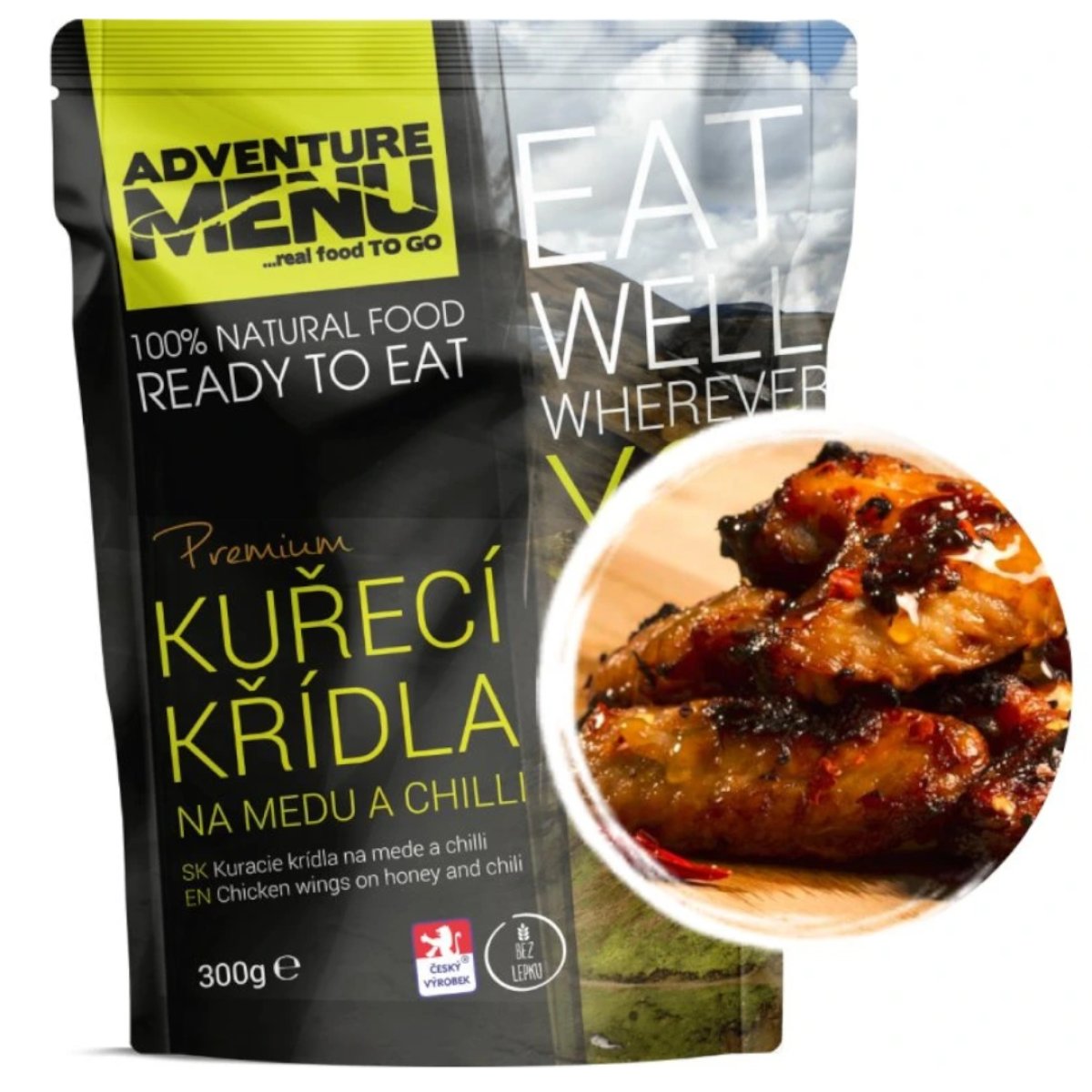 Kuřecí křídla na medu a chilli 300g ADVENTURE MENU