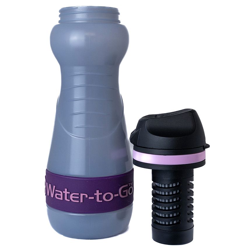 Láhev na filtraci pitné vody Water-To-Go ACTIVE55 fialová