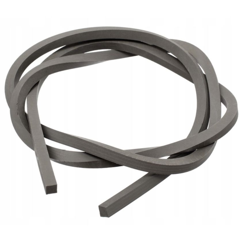 Letecká guma do praku 5x5mm/1m šedá