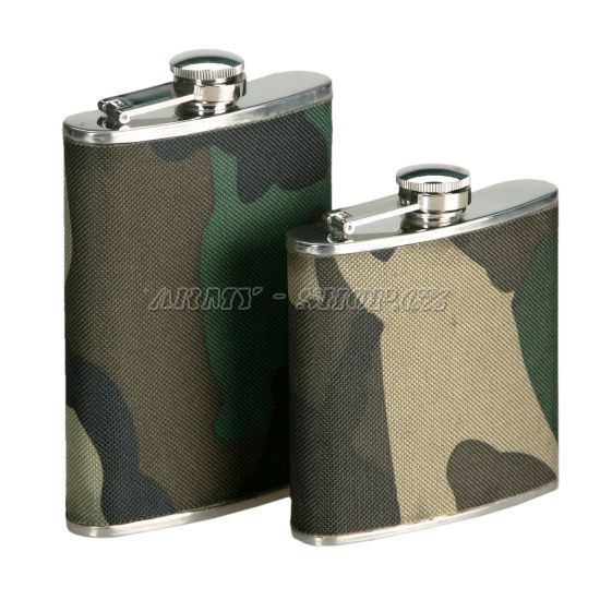 Likérka s maskáčovým vzorem Woodland 150ml